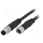 Conector M8, 3 pini, clasa etanseitate {{Clasa etanşeitate}}, HARTING - 21348081388020