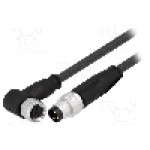 Conector M8, 3 pini, clasa etanseitate {{Clasa etanşeitate}}, HARTING - 21348083388005