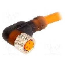 Conector M8, 3 pini, clasa etanseitate {{Clasa etanşeitate}}, LUMBERG AUTOMATION - 11337 RKMWV/LED A 3-06/5 M