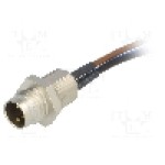Conector M8, 3 pini, clasa etanseitate {{Clasa etanşeitate}}, LUMBERG AUTOMATION - 11672 RSMF 3/0,5 M