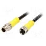 Conector M8, 3 pini, clasa etanseitate {{Clasa etanşeitate}}, MOLEX - 120028-0462