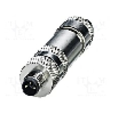 Conector M8, 3 pini, clasa etanseitate {{Clasa etanşeitate}}, PHOENIX CONTACT - SACC-M 8MS-3CON-M-0,34-SH 1542884 Conector M8, 3 pini, clasa etanseitate {{Clasa etanşeitate}}, PHOENIX CONTACT - SACC-M 8MS-3CON-M-0,34-SH 1542884