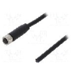 Conector M8, 3 pini, clasa etanseitate IP65, IP67, DEGSON ELECTRONICS - PM-M8A-03P-FF-SL7A01-00A(H)