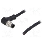 Conector M8, 3 pini, clasa etanseitate IP65, IP67, DEGSON ELECTRONICS - PM-M8A-03P-MM-SR7A01-00A(H)