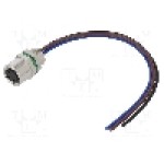 Conector M8, 3 pini, clasa etanseitate IP65, IP67, DEGSON ELECTRONICS - SD-M8A-03P-FF-SH7B10-00A(H)
