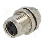 Conector M8, 3 pini, clasa etanseitate IP65, IP67, DEGSON ELECTRONICS - SP-M8A-03P-FF-SF7001-00A(H)