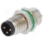 Conector M8, 3 pini, clasa etanseitate IP65, IP67, DEGSON ELECTRONICS - SP-M8A-03P-MM-SF7001-00B(H)