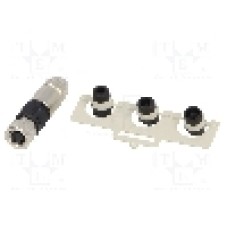 Conector M8, 3 pini, clasa etanseitate IP65, IP67, HARTING - 21021512305 Conector M8, 3 pini, clasa etanseitate IP65, IP67, HARTING - 21021512305