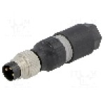 Conector M8, 3 pini, clasa etanseitate IP65, IP67, LAPP - 22260985