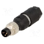 Conector M8, 3 pini, clasa etanseitate IP65, IP67, LAPP - 22260993