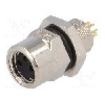 Conector M8, 3 pini, clasa etanseitate IP67, AMPHENOL - LTW8-03PFFS-SH7001