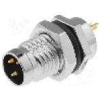 Conector M8, 3 pini, clasa etanseitate IP67, AMPHENOL - LTW8-03PMMS-SF7001
