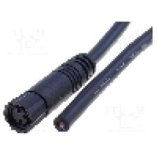 Conector M8, 3 pini, clasa etanseitate IP67, AMPHENOL - LTW8P-03AFFM-SL7A01