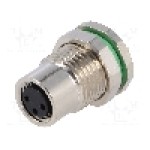 Conector M8, 3 pini, clasa etanseitate IP67, BULGIN - PXMBNI08RPF03APC