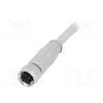 Conector M8, 3 pini, clasa etanseitate IP67, CONEC - SAL-8-RK3-3/A1