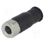Conector M8, 3 pini, clasa etanseitate IP67, CONEC - SAL-8-RKC3-S5,5