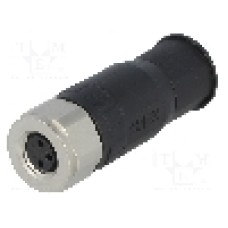 Conector M8, 3 pini, clasa etanseitate IP67, CONEC - SAL-8-RKC3-S5,5