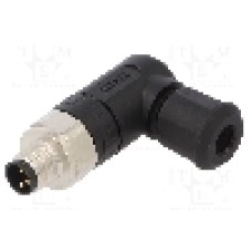 Conector M8, 3 pini, clasa etanseitate IP67, CONEC - SAL-8-RSWC3-S5,5