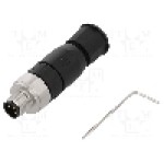 Conector M8, 3 pini, clasa etanseitate IP67, HARTING - 21023591301