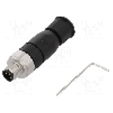 Conector M8, 3 pini, clasa etanseitate IP67, HARTING - 21023591301 Conector M8, 3 pini, clasa etanseitate IP67, HARTING - 21023591301