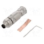Conector M8, 3 pini, clasa etanseitate IP67, HARTING - 21023691301 Conector M8, 3 pini, clasa etanseitate IP67, HARTING - 21023691301