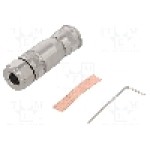 Conector M8, 3 pini, clasa etanseitate IP67, HARTING - 21023692301 Conector M8, 3 pini, clasa etanseitate IP67, HARTING - 21023692301