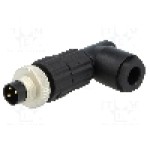 Conector M8, 3 pini, clasa etanseitate IP67, HIRSCHMANN - 933408100 ELWIST 3008 V