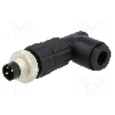 Conector M8, 3 pini, clasa etanseitate IP67, HIRSCHMANN - 933408100 ELWIST 3008 V