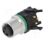Conector M8, 3 pini, clasa etanseitate IP67, IP68, DEGSON ELECTRONICS - SR-M8A-03P-FF-SF7001-00B(H)