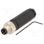 Conector M8, 3 pini, clasa etanseitate IP67, LAPP - 22260120