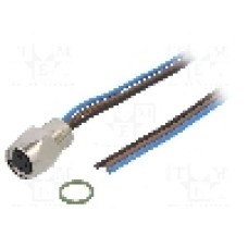 Conector M8, 3 pini, clasa etanseitate IP67, LUMBERG AUTOMATION - 11291 RKMF 3/0,5 M