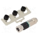 Conector M8, 3 pini, clasa etanseitate IP67, MURR ELEKTRONIK - 7000-08371-0000000