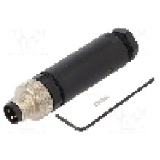 Conector M8, 3 pini, clasa etanseitate IP67, MURR ELEKTRONIK - 7000-08601-0000000