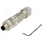 Conector M8, 3 pini, clasa etanseitate IP67, MURR ELEKTRONIK - 7000-08641-0000000