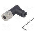 Conector M8, 3 pini, clasa etanseitate IP67, TE Connectivity - T4012008031-000