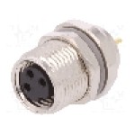 Conector M8, 3 pini, clasa etanseitate IP67, TE Connectivity - T4031017031-000