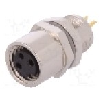 Conector M8, 3 pini, clasa etanseitate IP67, TE Connectivity - T4033014031-000