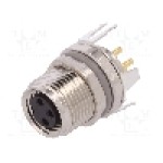 Conector M8, 3 pini, clasa etanseitate IP67, TE Connectivity - T4041037031-000