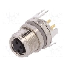 Conector M8, 3 pini, clasa etanseitate IP67, TE Connectivity - T4041037031-000
