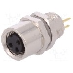 Conector M8, 3 pini, clasa etanseitate IP67, TE Connectivity - T4043014031-000