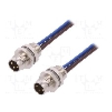Conector M8, 3 pini, clasa etanseitate IP67, TE Connectivity - T4072014031-001