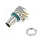 Conector M8, 3 pini, clasa etanseitate IP68, AMPHENOL - M8AS-03PMMR-SF8001