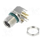 Conector M8, 3 pini, clasa etanseitate IP68, AMPHENOL - M8S-03PFFR-SF8001