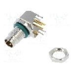 Conector M8, 3 pini, clasa etanseitate IP68, AMPHENOL - M8S-03PMMR-SF8001 Conector M8, 3 pini, clasa etanseitate IP68, AMPHENOL - M8S-03PMMR-SF8001