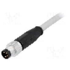 Conector M8, 4 pini, clasa etanseitate {{Clasa etanşeitate}}, HARTING - 21348000481005