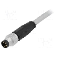 Conector M8, 4 pini, clasa etanseitate {{Clasa etanşeitate}}, HARTING - 21348000481050 Conector M8, 4 pini, clasa etanseitate {{Clasa etanşeitate}}, HARTING - 21348000481050
