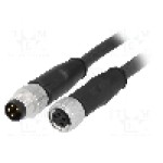 Conector M8, 4 pini, clasa etanseitate {{Clasa etanşeitate}}, HARTING - 21348081489100