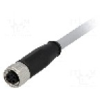 Conector M8, 4 pini, clasa etanseitate {{Clasa etanşeitate}}, HARTING - 21348100481005