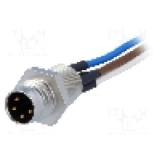 Conector M8, 4 pini, clasa etanseitate {{Clasa etanşeitate}}, LUMBERG AUTOMATION - 11673 RSMF4/0.5M
