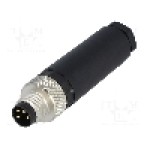 Conector M8, 4 pini, clasa etanseitate {{Clasa etanşeitate}}, LUMBERG AUTOMATION - 28045 RSMCK 4